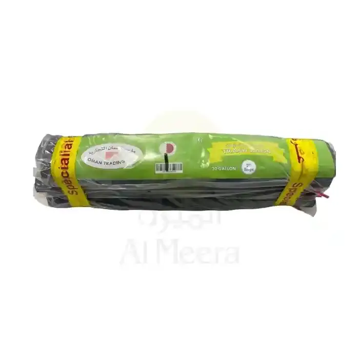 Oman Trash Bags 20Gallon 20Pcs 3Packs 17X6.5X2.5"