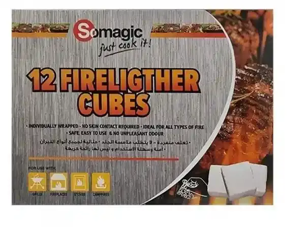 Somagic Fire Lighting Cubes, 12 Pieces