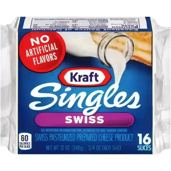 Kraft Singles Swiss 16 Sl 340.08G
