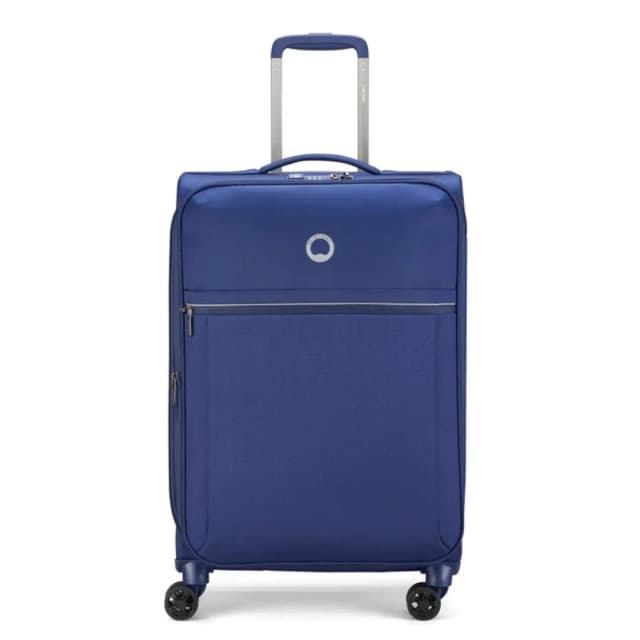 Delsey Brochant 4-Wheel Soft Trolley Blue 55 cm