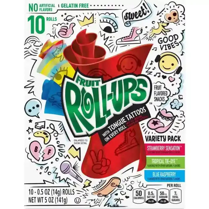 Betty Crocker Assorted Fruit Roll-Ups Fruit Snacks 141 g