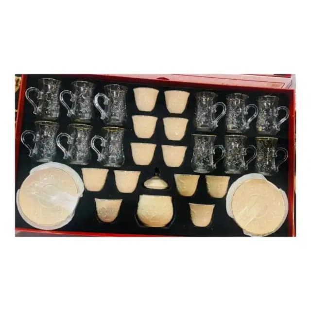 Rose Coffee & Tea Serving 38-Piece Set 83009