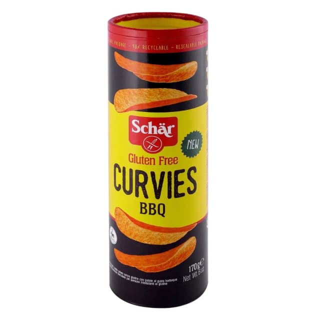 Schargluten-Free Barbecue Curvies Chips 170g
