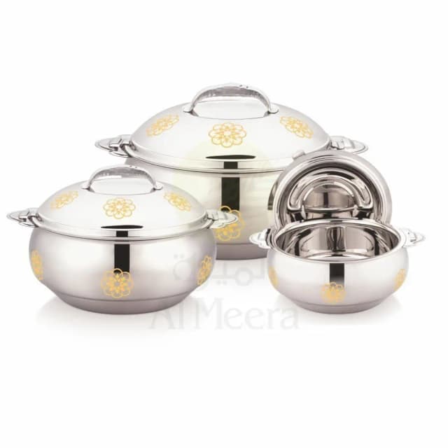 Monir Pot Set Belly 3-Piece Set 3 L + 4 L + 6 L SI-027