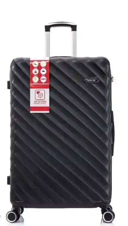 Travel One Skw 4W Hard Trolley 71Cm Blk