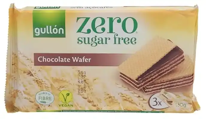 Gullón Sugar Free Wafer Chocolate 180 g
