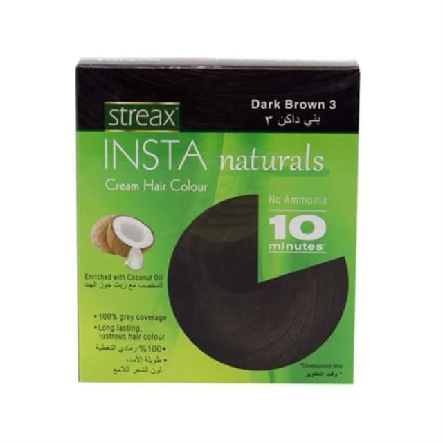 Streax Hair Color Shampoo Black 15ml