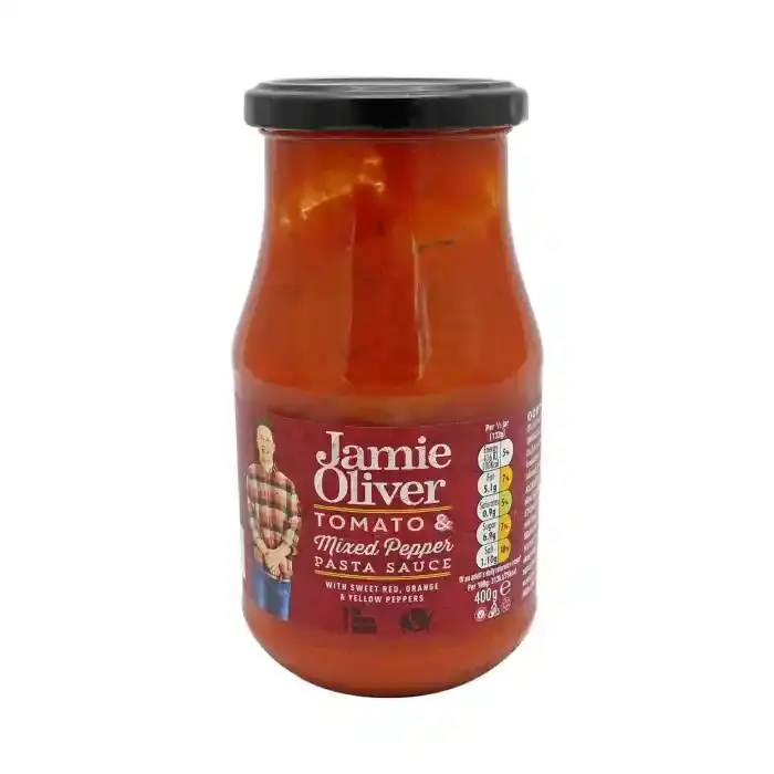 Jamie Oliver Tom & Mix Pepper Pasta Sauce 400G