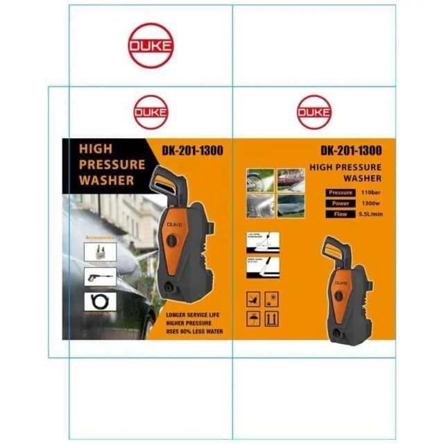 Duke Pressure Washer High-Pressure Model DK-201-1300