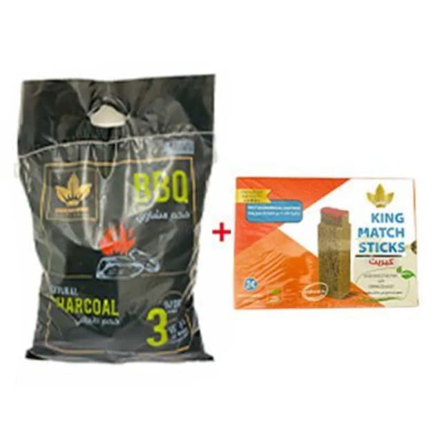 YRS Barbicue Charcoal 3 kg + Match Stick