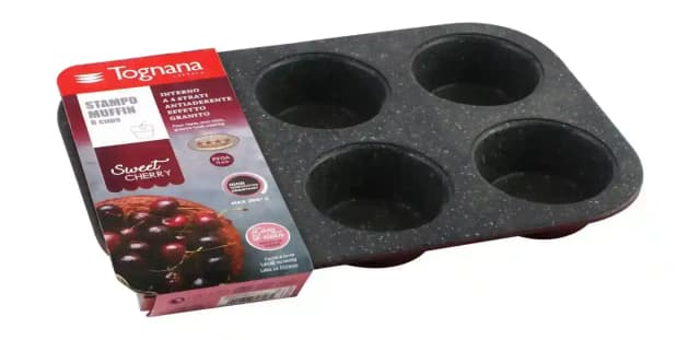Tognana Muffin Tray 6Cups Tg-W444455Ggbo