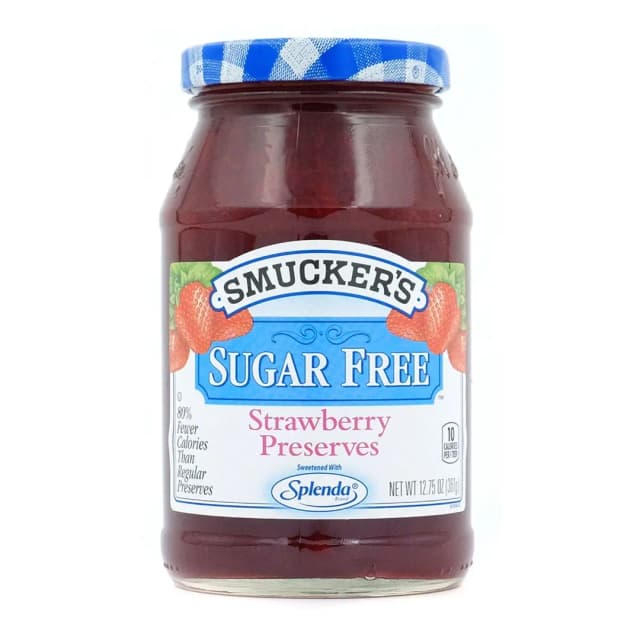 Smucker's Sugar-Free Strawberry Preserves Jam 340g