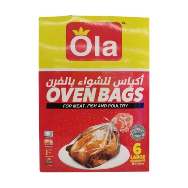 Ola Oven Bags Large 34x43 cm 6 Pcs