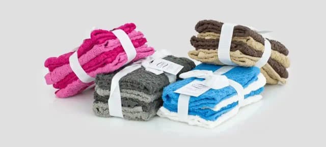 Classic Popcorn Washcloth 4-Piece Set