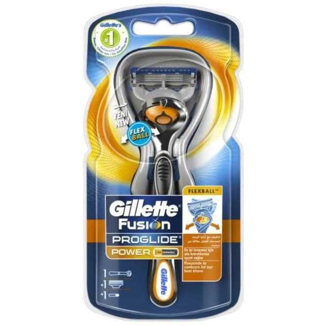 Gillette Fusion Proglide Flexball Power Shaving Razor for Men 1 Blade & 1 Battery