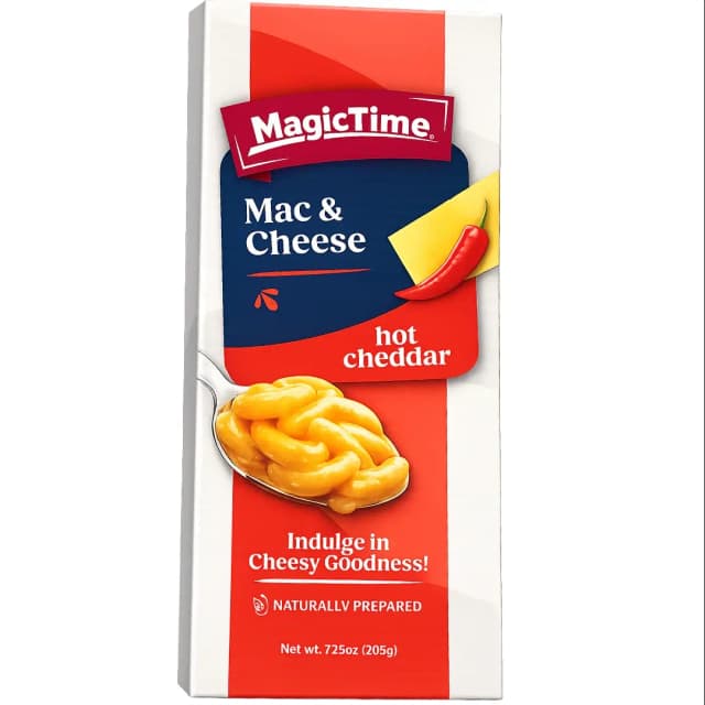Magic Time Pasta Mac & Cheese Hot Cheddar 205g