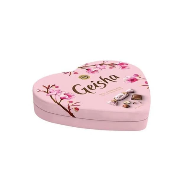 GEISHA HEART CHOCOLATE TIN BOX 158G
