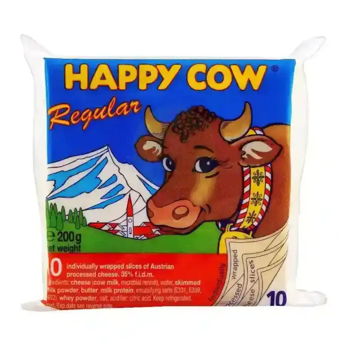 Happy Cow Regular Slices 200G
