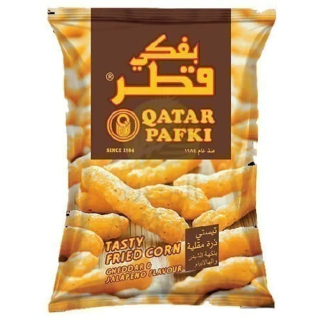 Qatar Pafki Tasty Fried Corn Cheese Flavour, 160g
