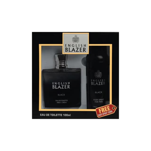 English Blazer Fragrance Black 100 ml + Body Spray 150 ml