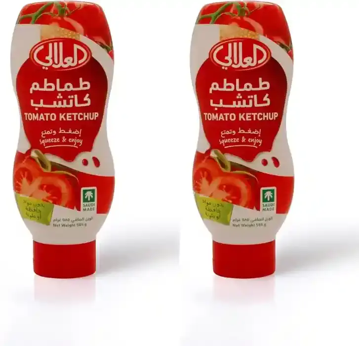 Al Alali Ketchup Squeeze 585gx2 Pieces