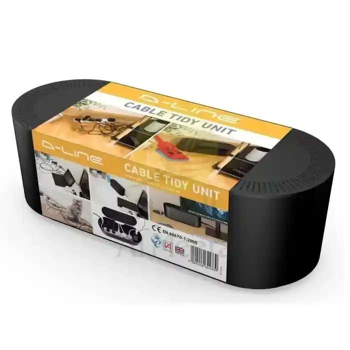 D-Line Cable Tidy Unit Large Black Dl0002