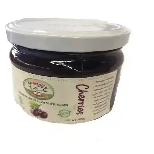 Al Baladi Premium Cherry jam With Slices 400G