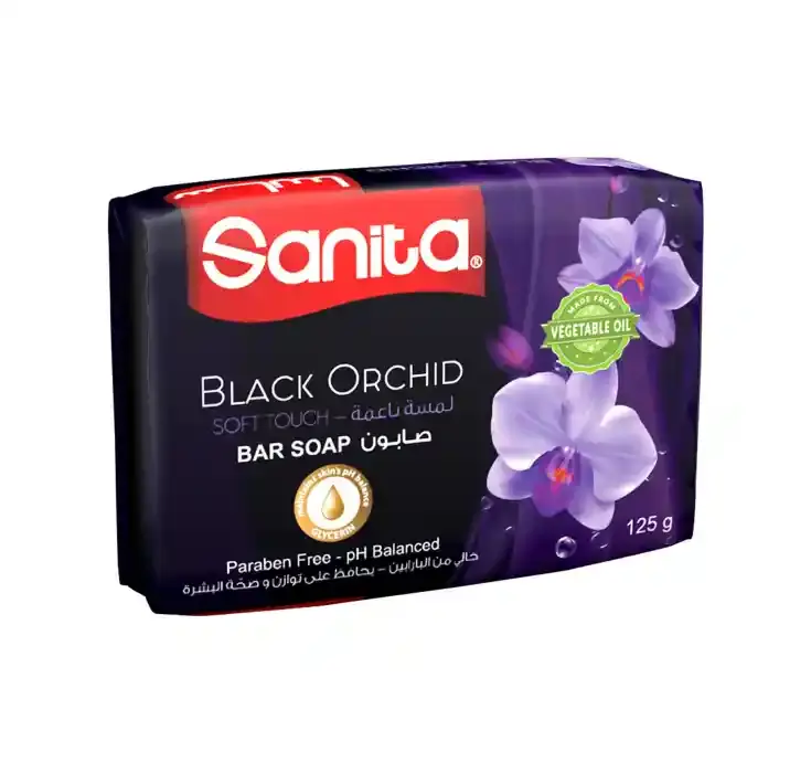 Sanita Black Orchid Bar Soap 125g