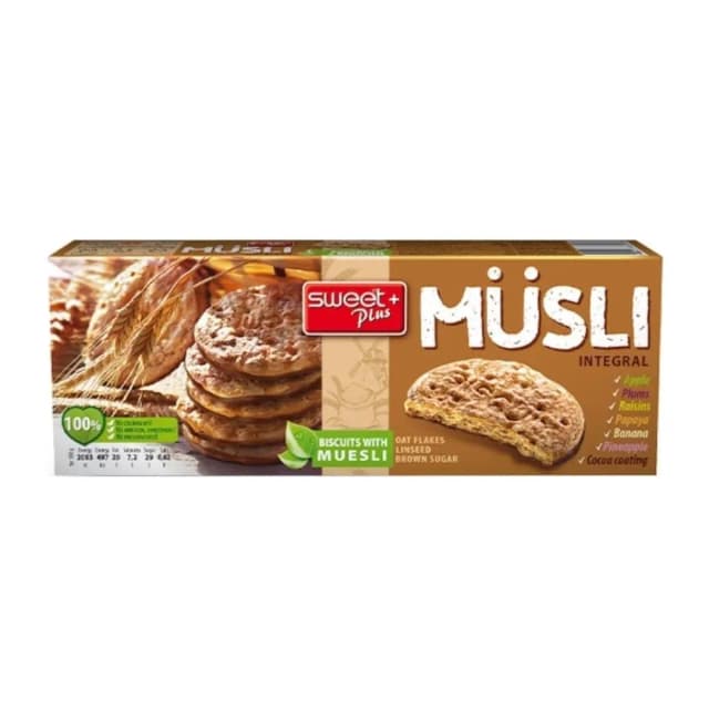 Sweet Plus Integral Muesli Biscuit 115g