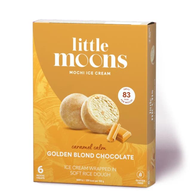 Little Moons Golden Blond Chocolate Mochi 192 g