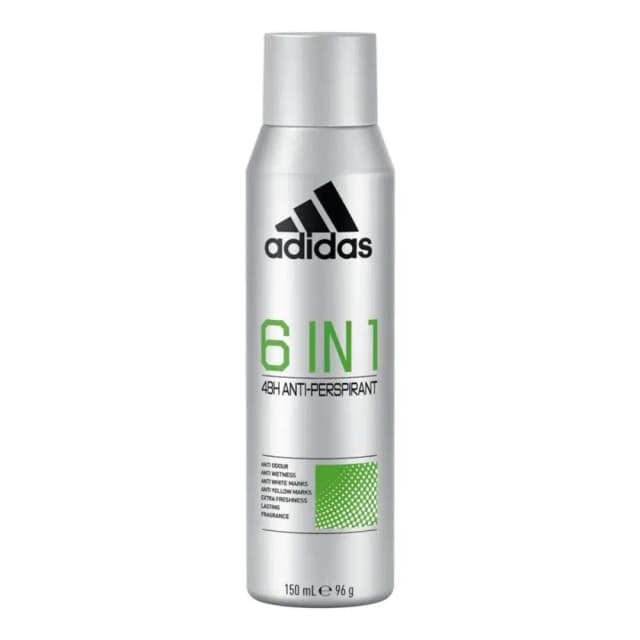 Adidas Deodorant Spray 6-in-1 150 ml