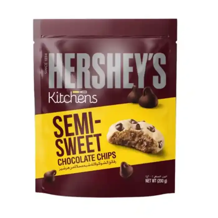 Hershey's Semi-Sweet Chocolate Chips for Baking All Kinds of Desserts, 200g