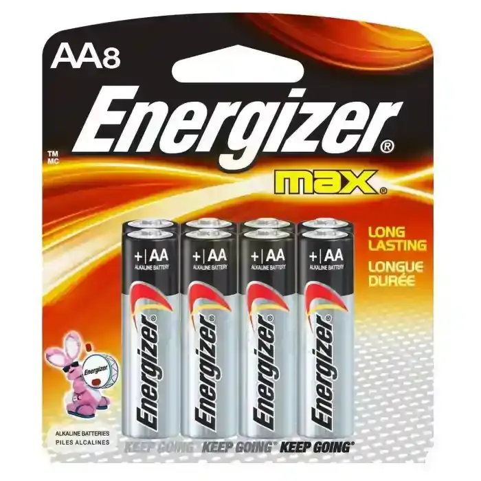 Energizer AA Alkaline Battery 8 Pcs