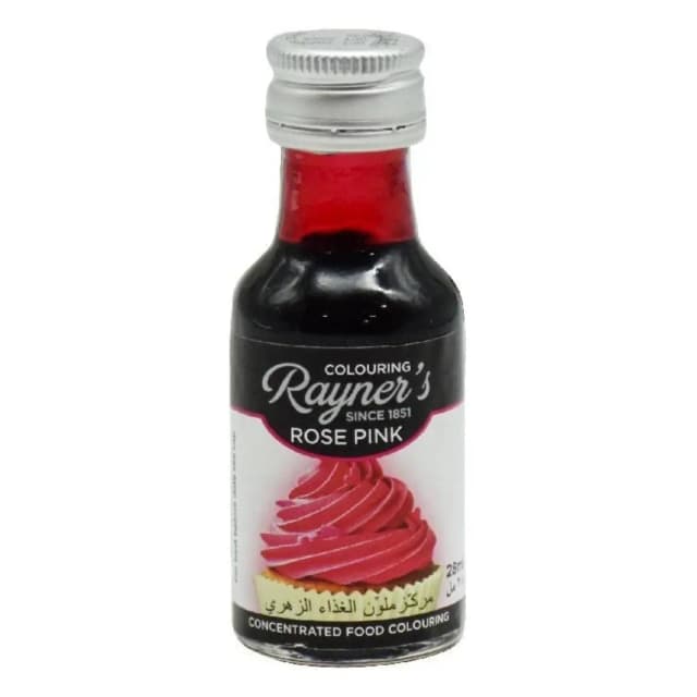 Rayners Food Color Rose Pink 28ml