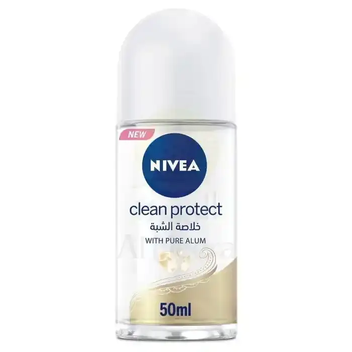 Nivea Clean Protect with Pure Alum Antiperspirant for WoMen Roll-on 50ml