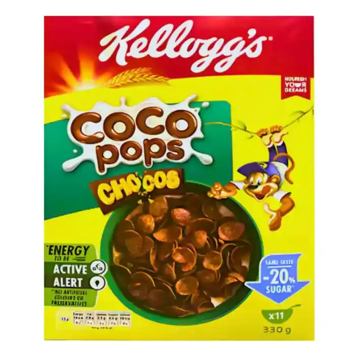 Kellogg's Coco Pops Cereal Chocos 330g @SP