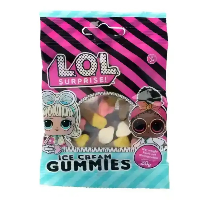 LOL Surprise Candy Ice Cream Gummies 20g