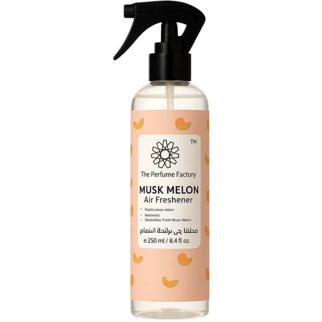 The Perfume Factory Musk Melon Pastel Pink Colour Air Freshener 250ml