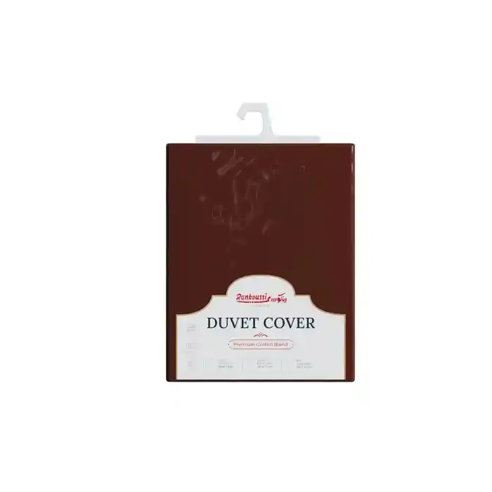 RANKOUSSI KING DUVET CVR BROWN 260X220CM