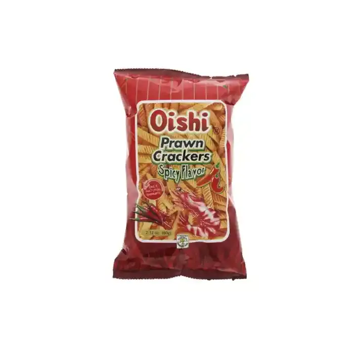 Oishi Cracker Prawn Spicy 60 g