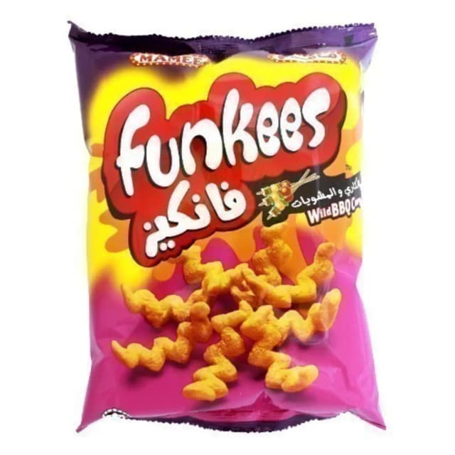 Funkees Barbecue & Curry Chips 15g