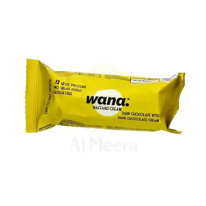 Wana Waff&Cream Protein Bar Dark Chocolate Cream 43G