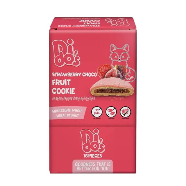 Dido's Fruit Cookie Strawberry Chocolate 16g