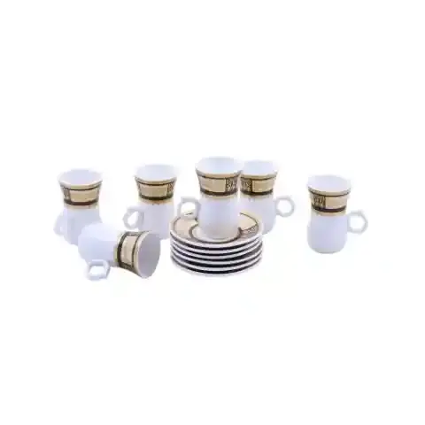 Al Rahal Tea Cup with Saucer 6-Piece 0009432-O