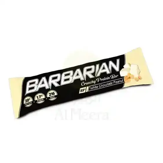 BARBARIAN PROT BAR white CHOCO PEANUT 55G