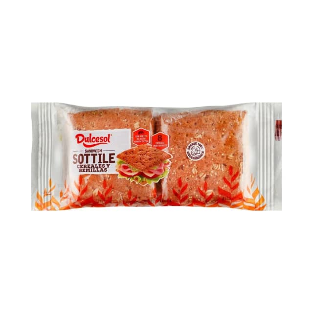 Dulcesol S&wich Sottile Cereals & Seeds 310g