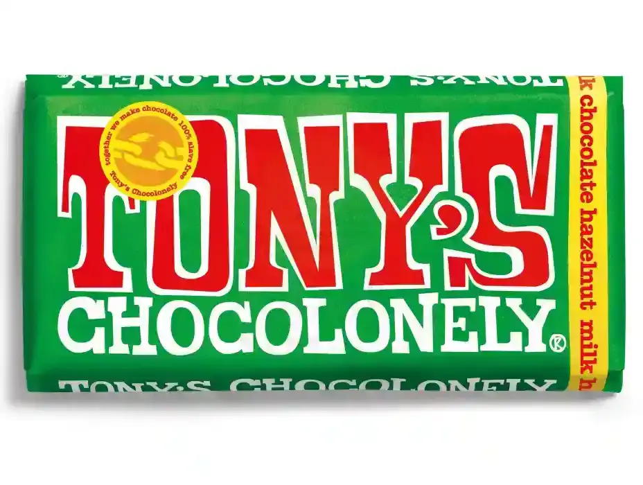 Tonys Milk Chocolate Hazelnut 180G