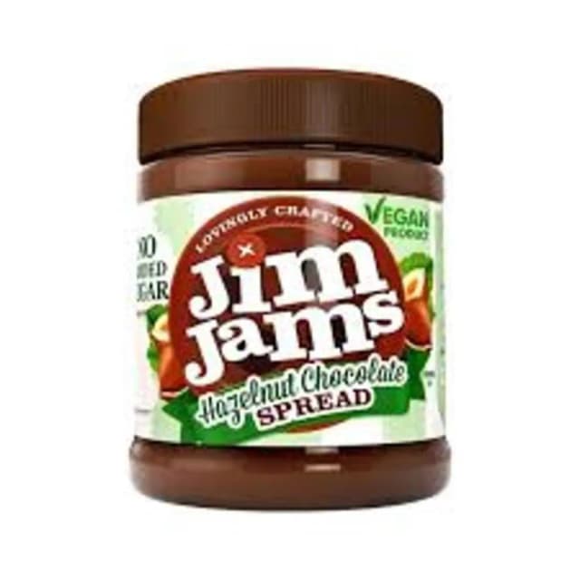 Jim Jams Vegan No Added Sugar Hazelnut Chocolate Spread 330g