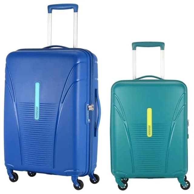 American Tourister Sky Park 4-Wheel Hard Trolley Blue 68 cm