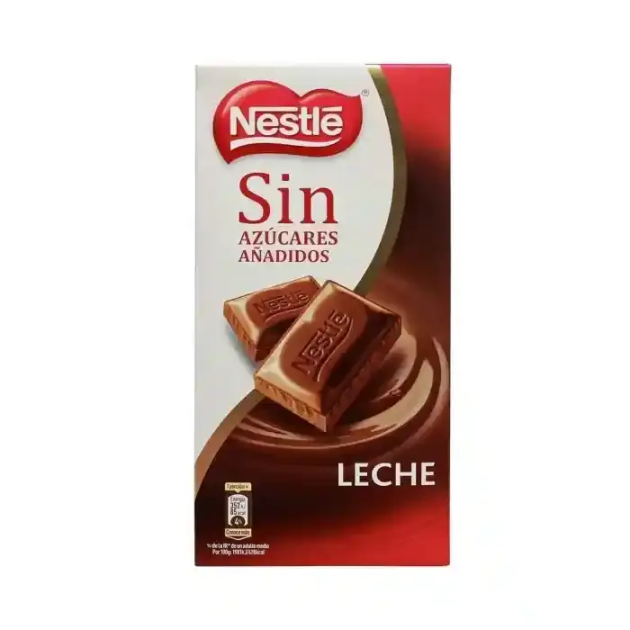 Nestle Milk Chocolate No Sugar Added 125G